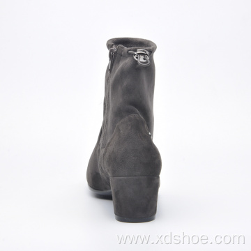 55mm height stock heel classic bootie